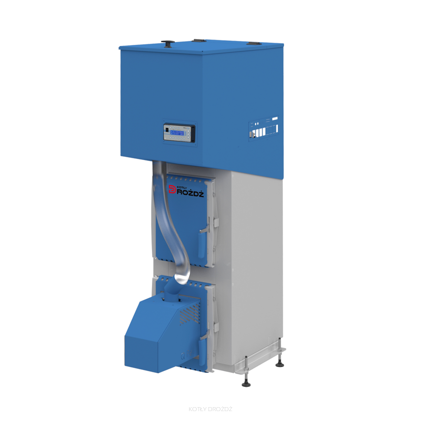 Kocioł na pellet PELLET PLUS o mocy 8 kW - wersja SLIM